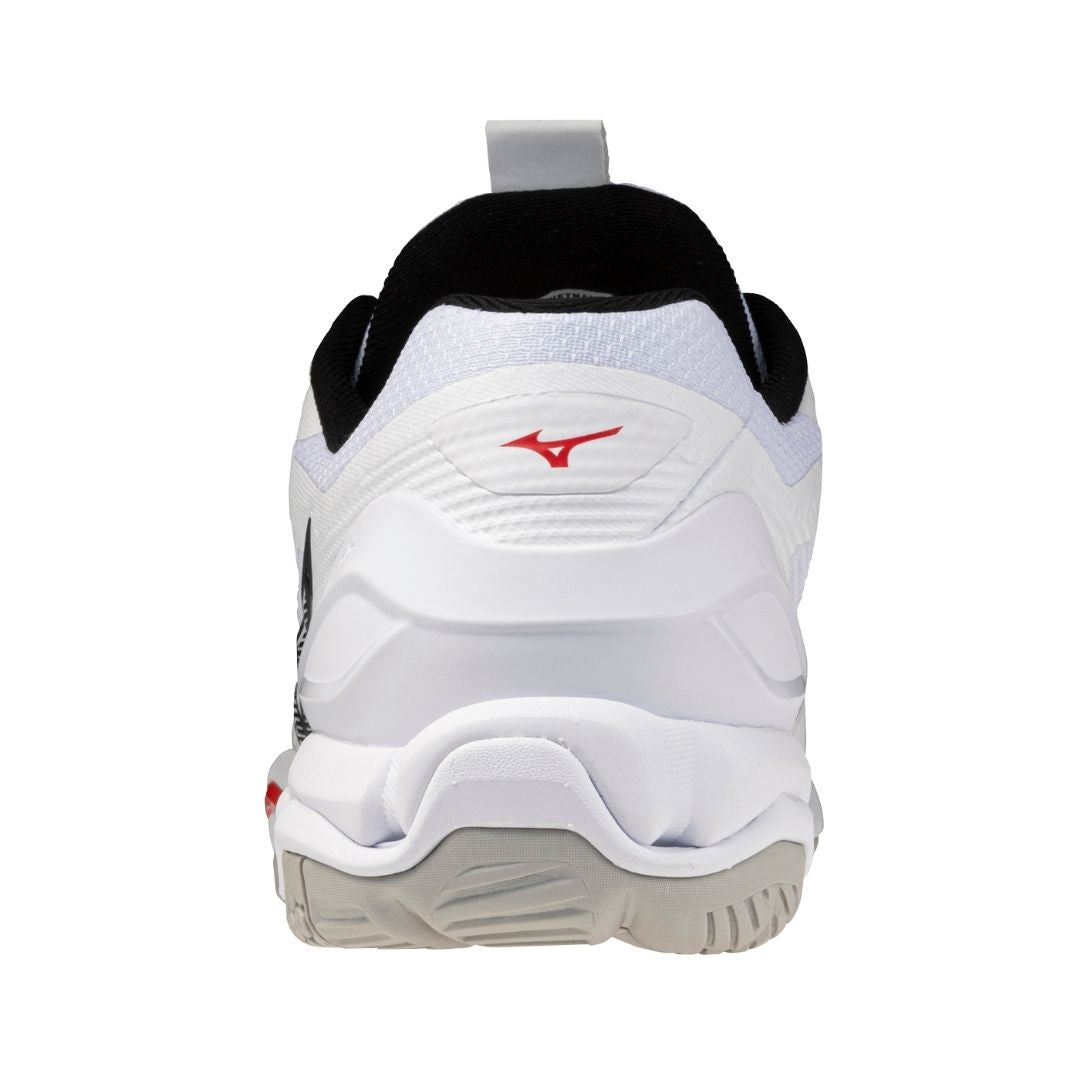 Mizuno Wave Stealth 6 U (White/Black/Fiery Red)