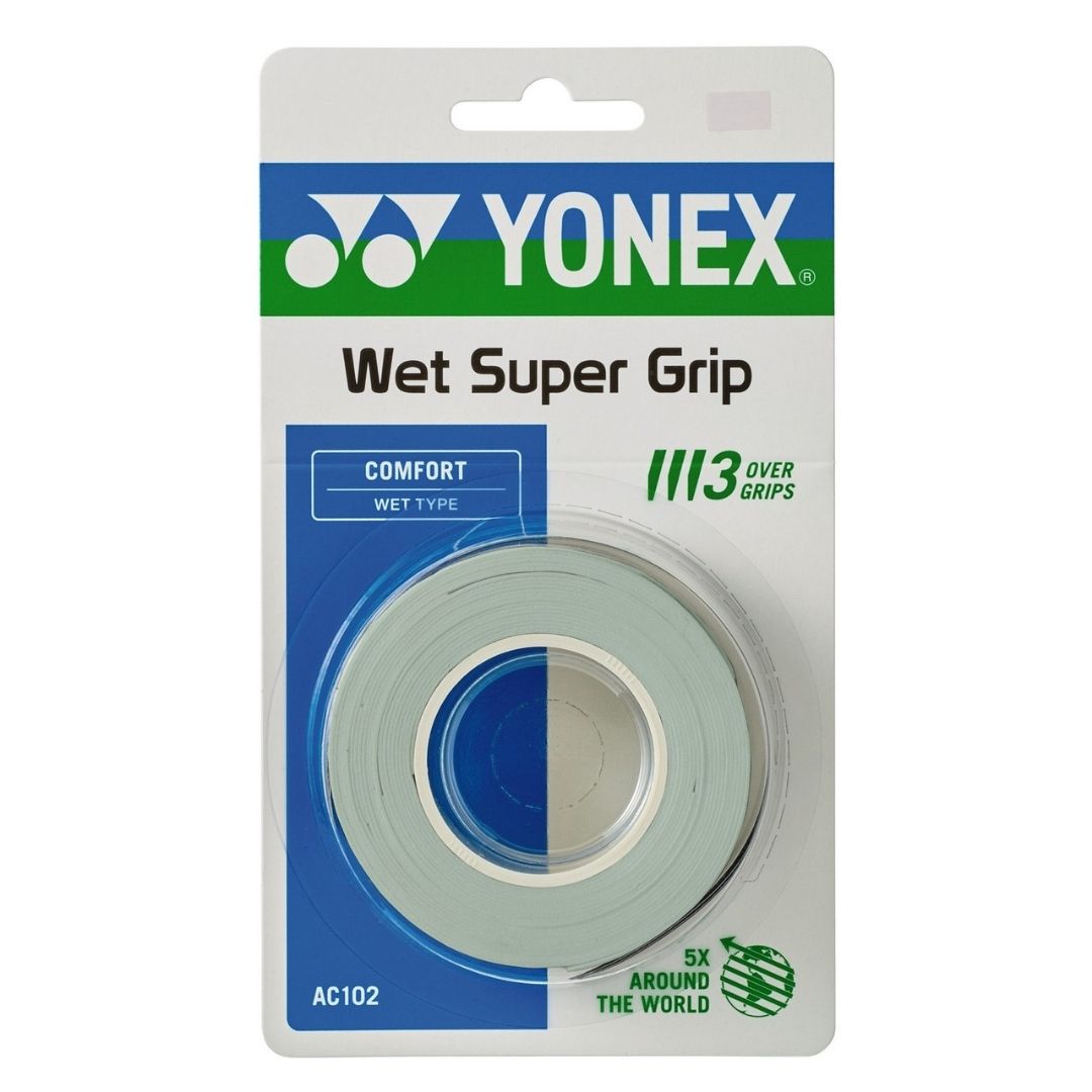 Yonex Wet Super Grap (3-pak, Powder Green)