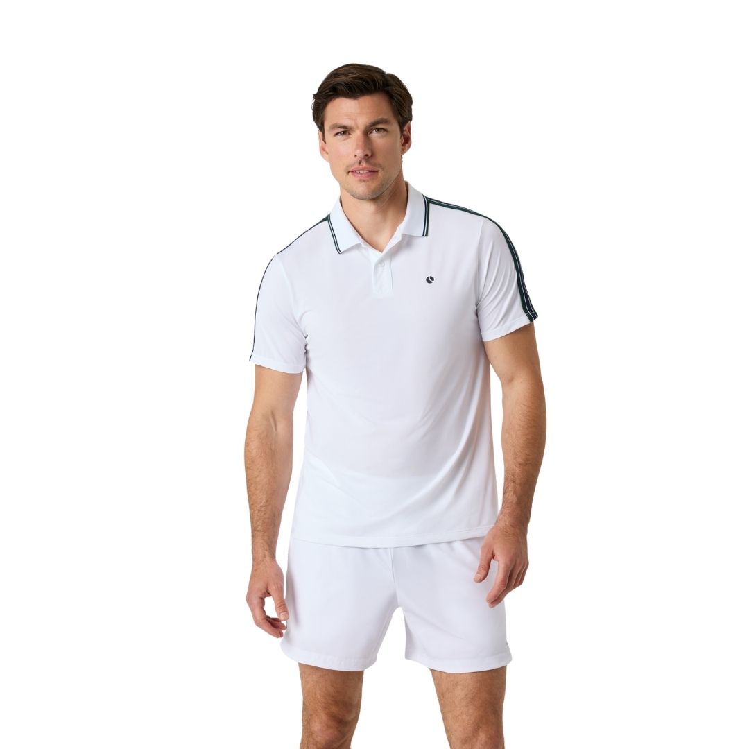 Björn Borg Ace Retro Polo Shirt (Brilliant White)