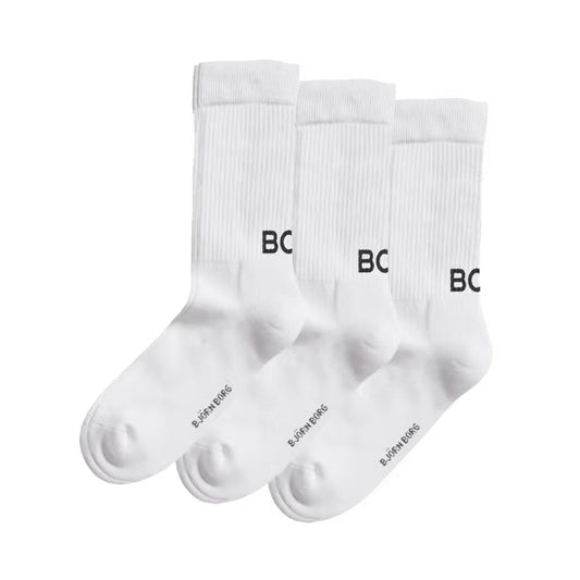 Björn Borg Core Crew Polyamide Sock (3-pak, White)