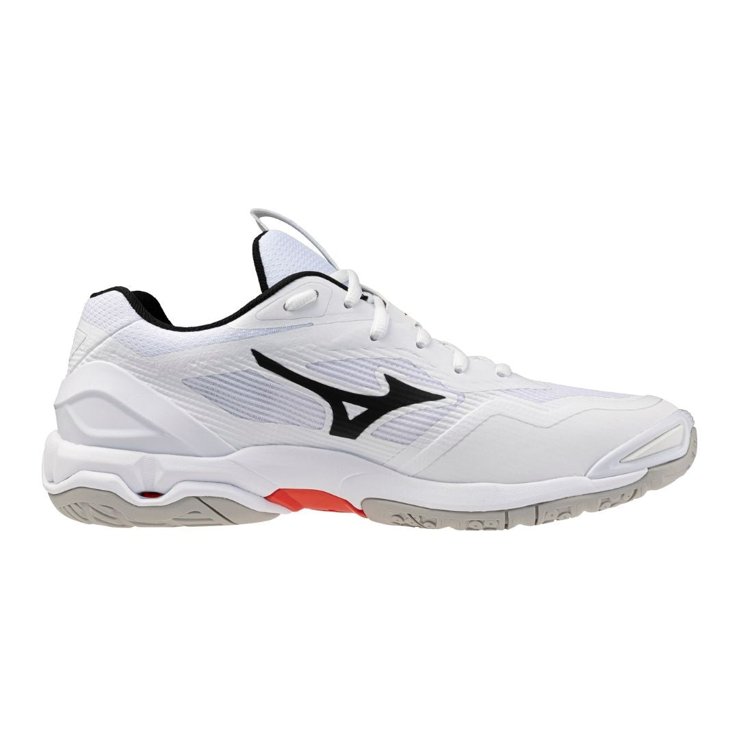 Mizuno Wave Stealth 6 U (White/Black/Fiery Red)