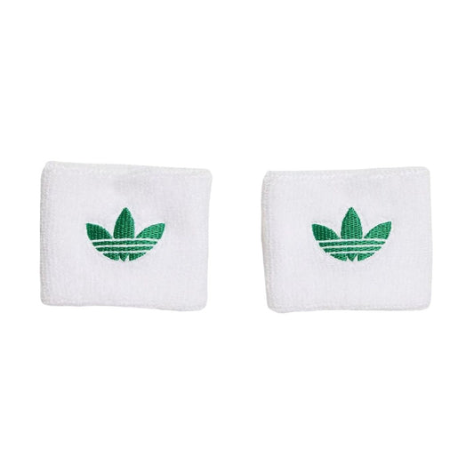 Adidas Originals Small Wristbands (2-pak, White/Green)