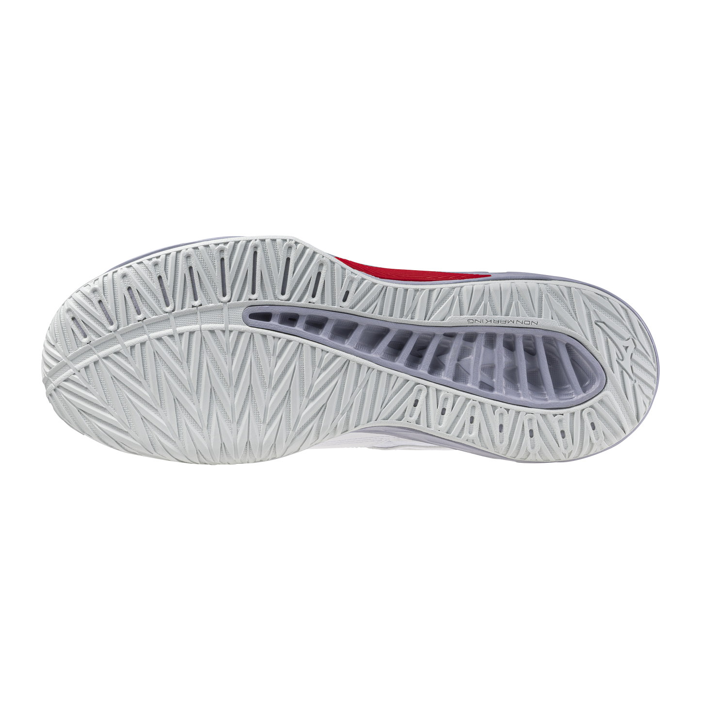 Mizuno Thunder Blade Z Squashsko (White/Salsa/Black)