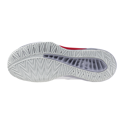 Mizuno Thunder Blade Z Squashsko (White/Salsa/Black)