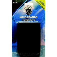 Black Knight Wristbands (Black, without logo, 2 stk)