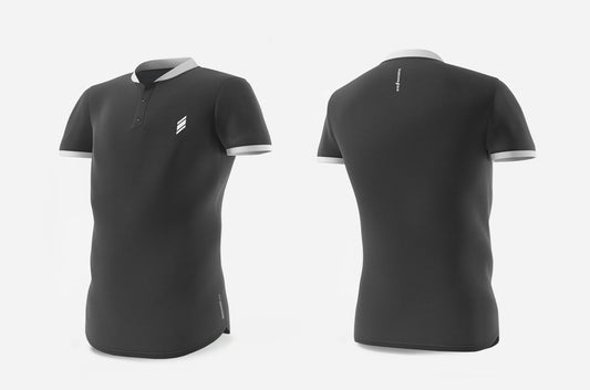 Eye Henley T-Shirt (Black-White)